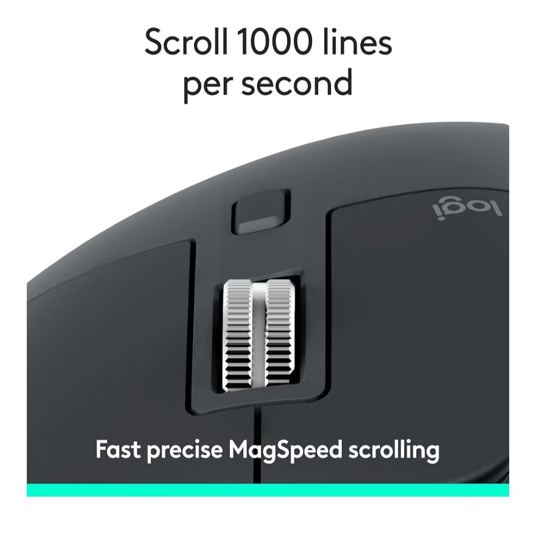 Logitech MX Master 3S Wireless Mouse – Black