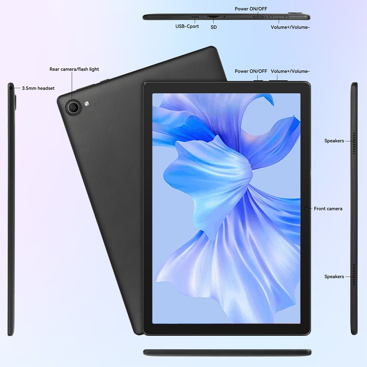 PC Tablet Android 15 Octa-Core 20(3+17)GB RAM 64GB ROM 1TB TF IPS 5000mAh WIFI