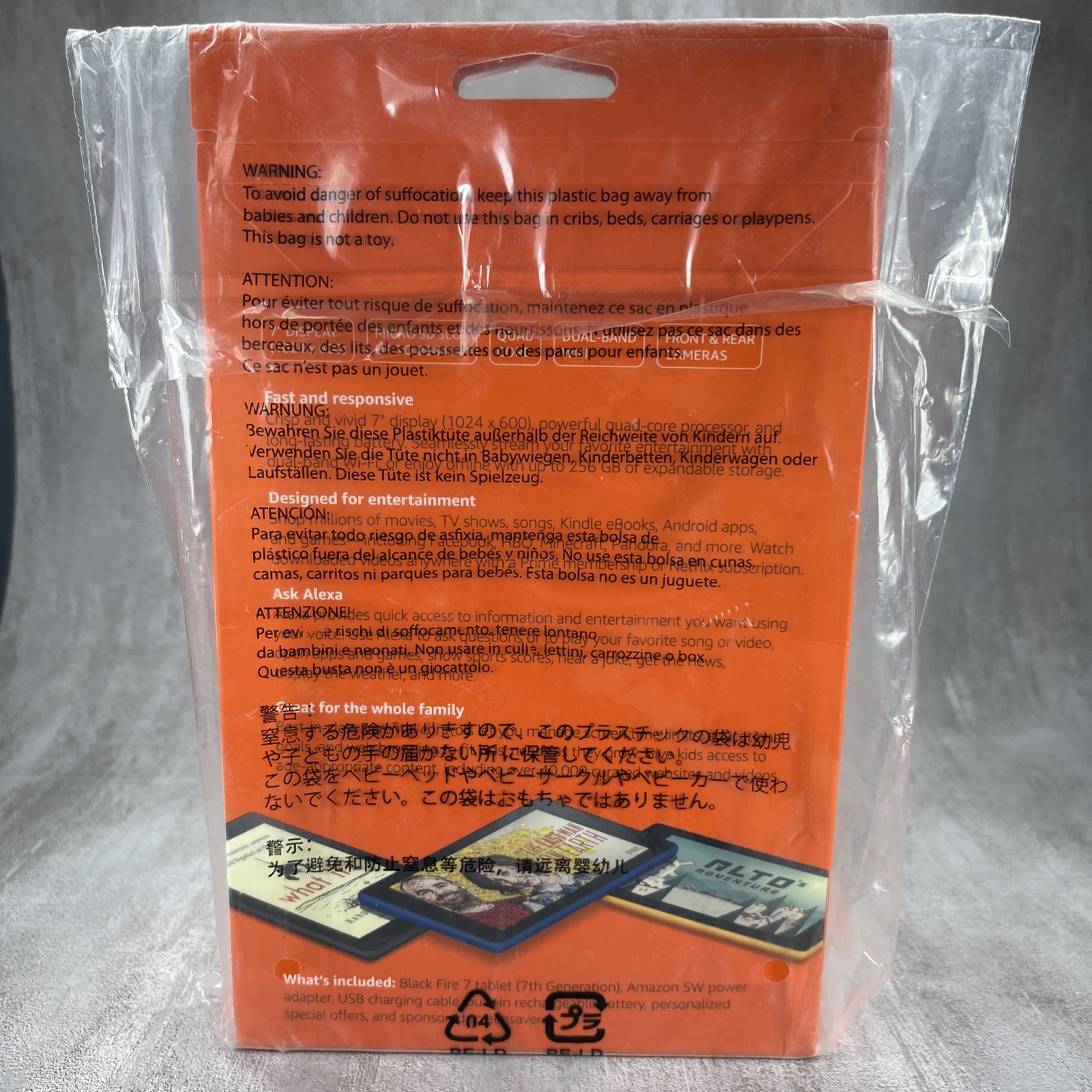 Amazon Fire 7 Tablet 16 GB with Alexa Sealed Brand New