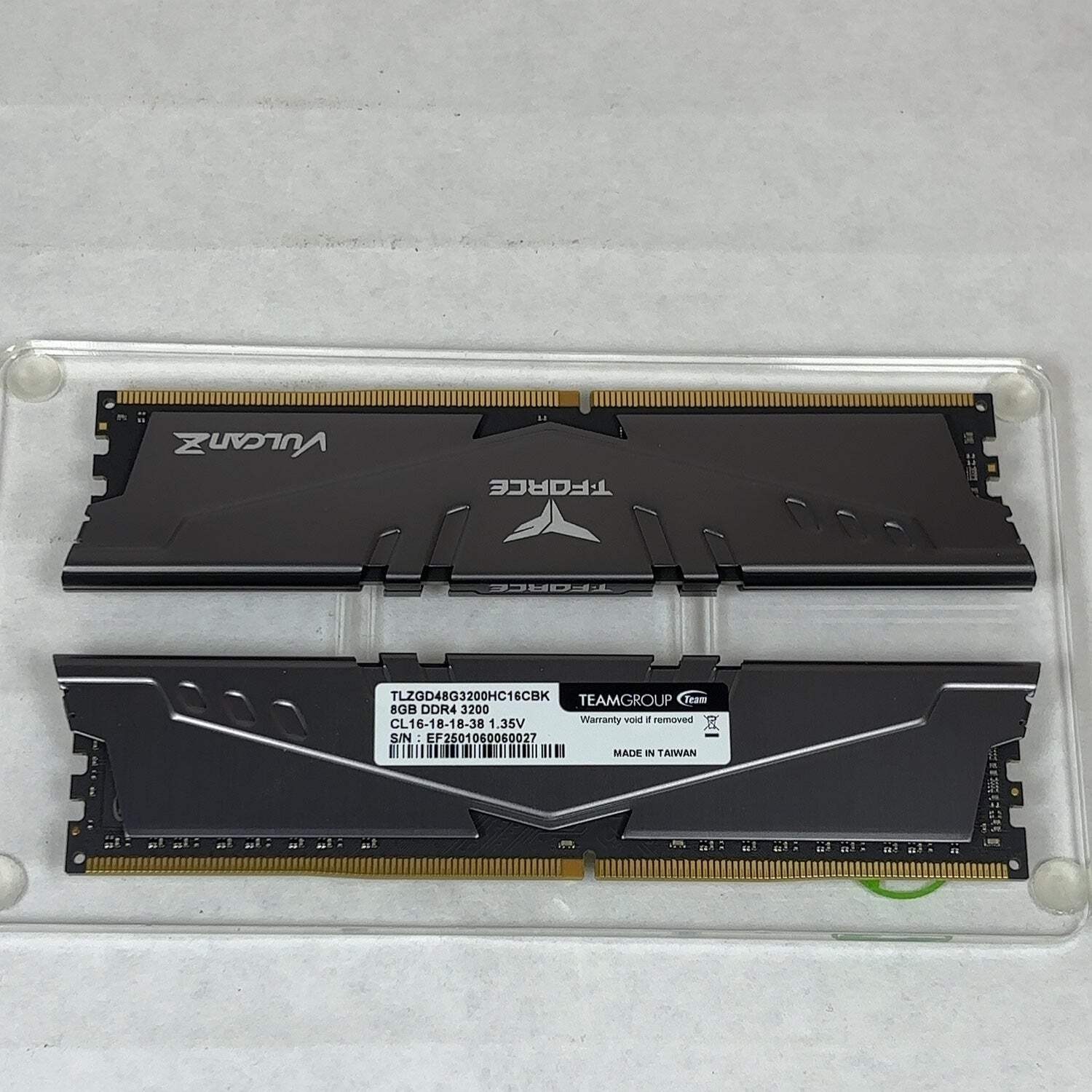 TeamGroup Vulcan Z 16GB (2x8GB) RAM DDR4 3200MHz TLGD48G3200HC16CBK