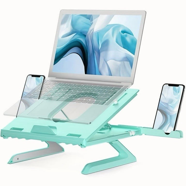 Adjustable Folding Laptop Stand for 10-17 Inch Notebooks & Smartphones