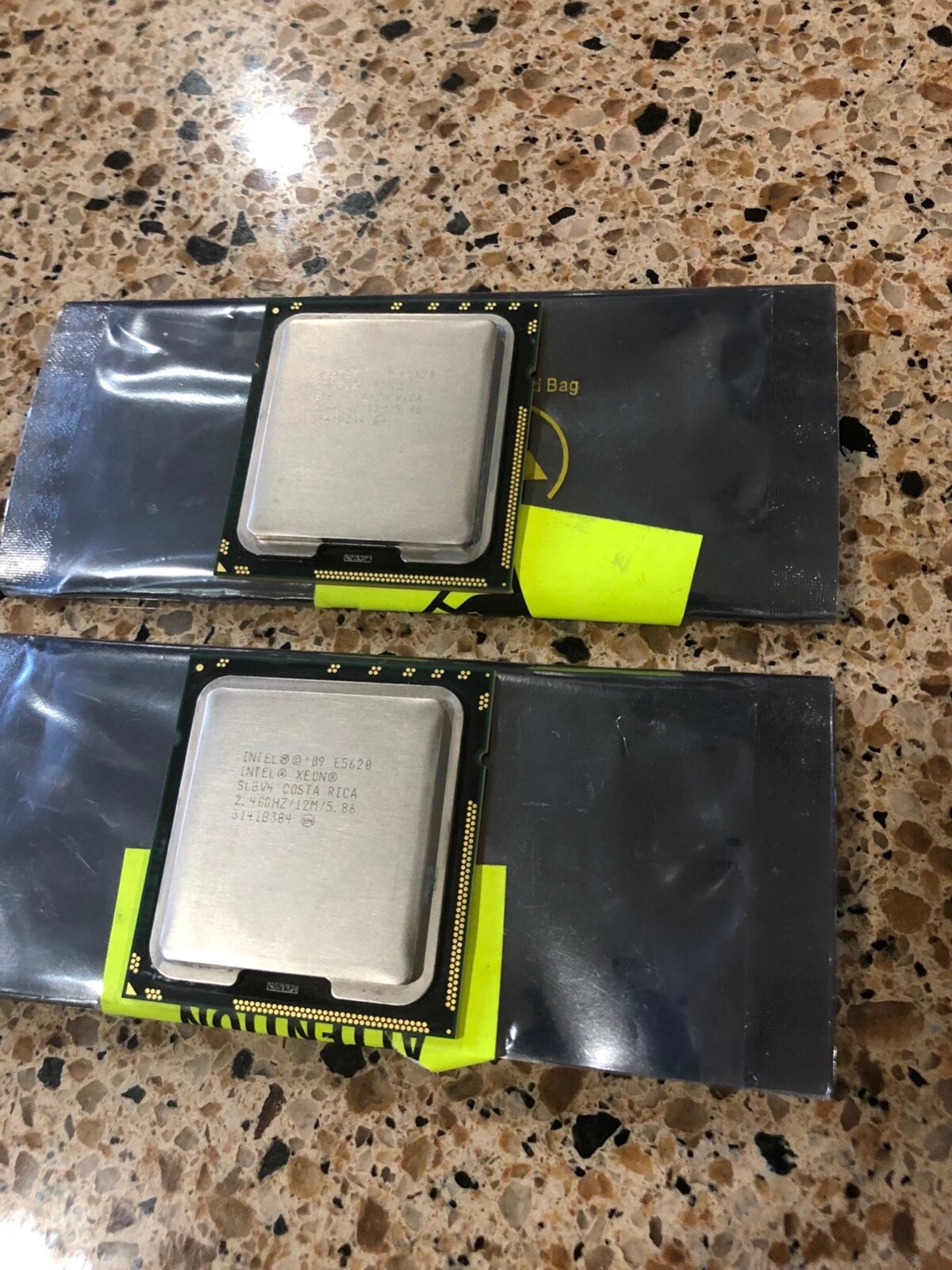 Matched Pair – Intel Xeon E5620 2.4GHz 12M 5.86GT/s Quad Core LGA1366 SLBV4