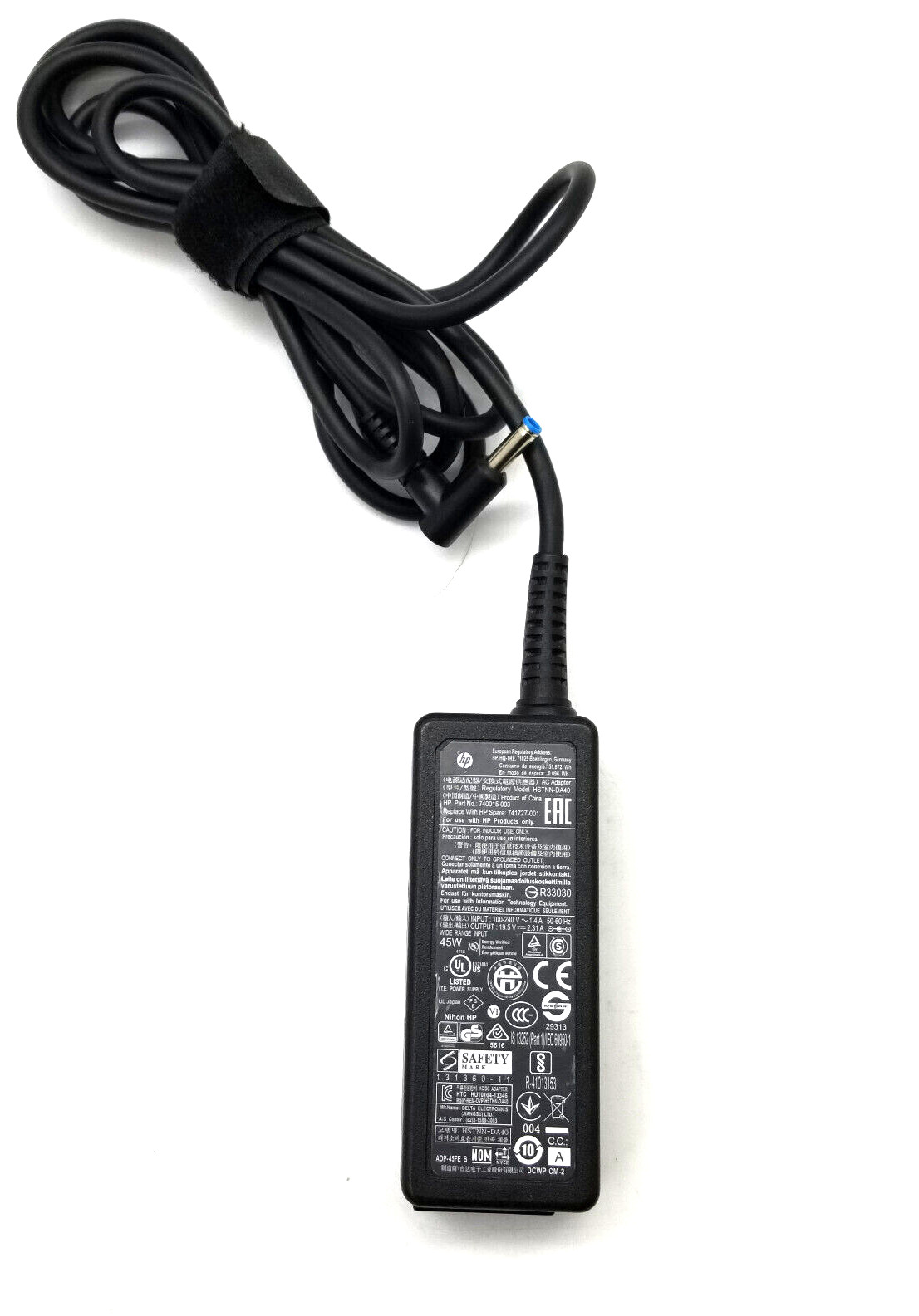 Genuine HP Laptop Models AC Adapter Charger Lot of 10 x 45W, 65W, 120W Blue Tip