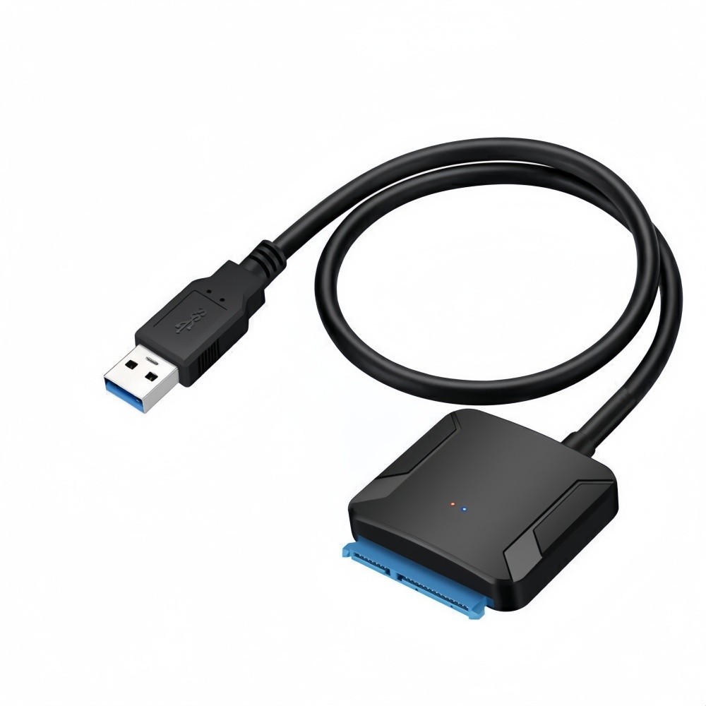 USB 3.0 to SATA III Cable Adapter Kit with 12V Power Supply for 2.5 3.5 HDD SSD