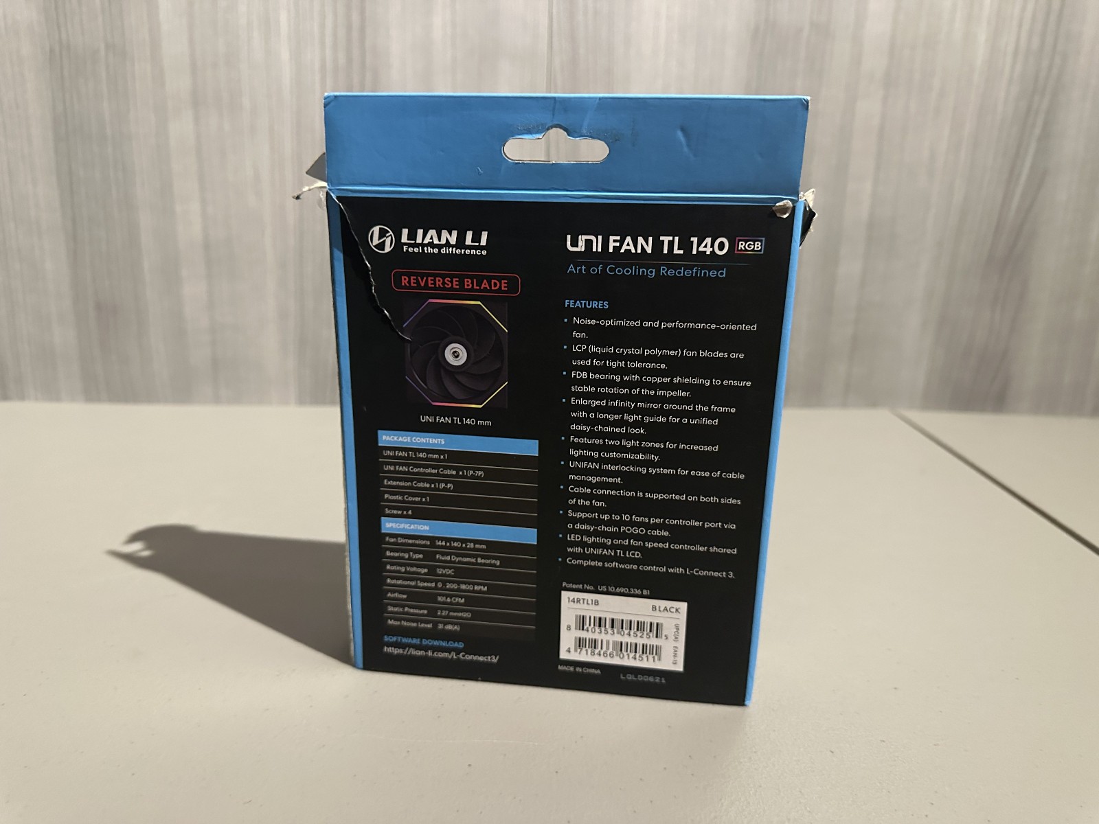 *FANS ONLY* Lian Li TL 140mm – Black (1-Pack)