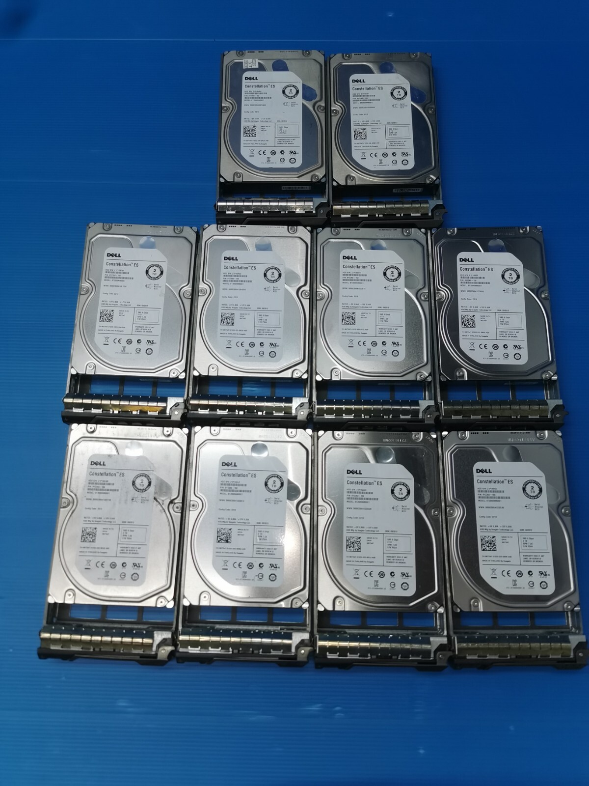 Dell PowerEdge 67TMT 2TB 7.2K 6G SAS 3.5″ Hard Drive 067TMT ST2000NM0001 Lot 10x