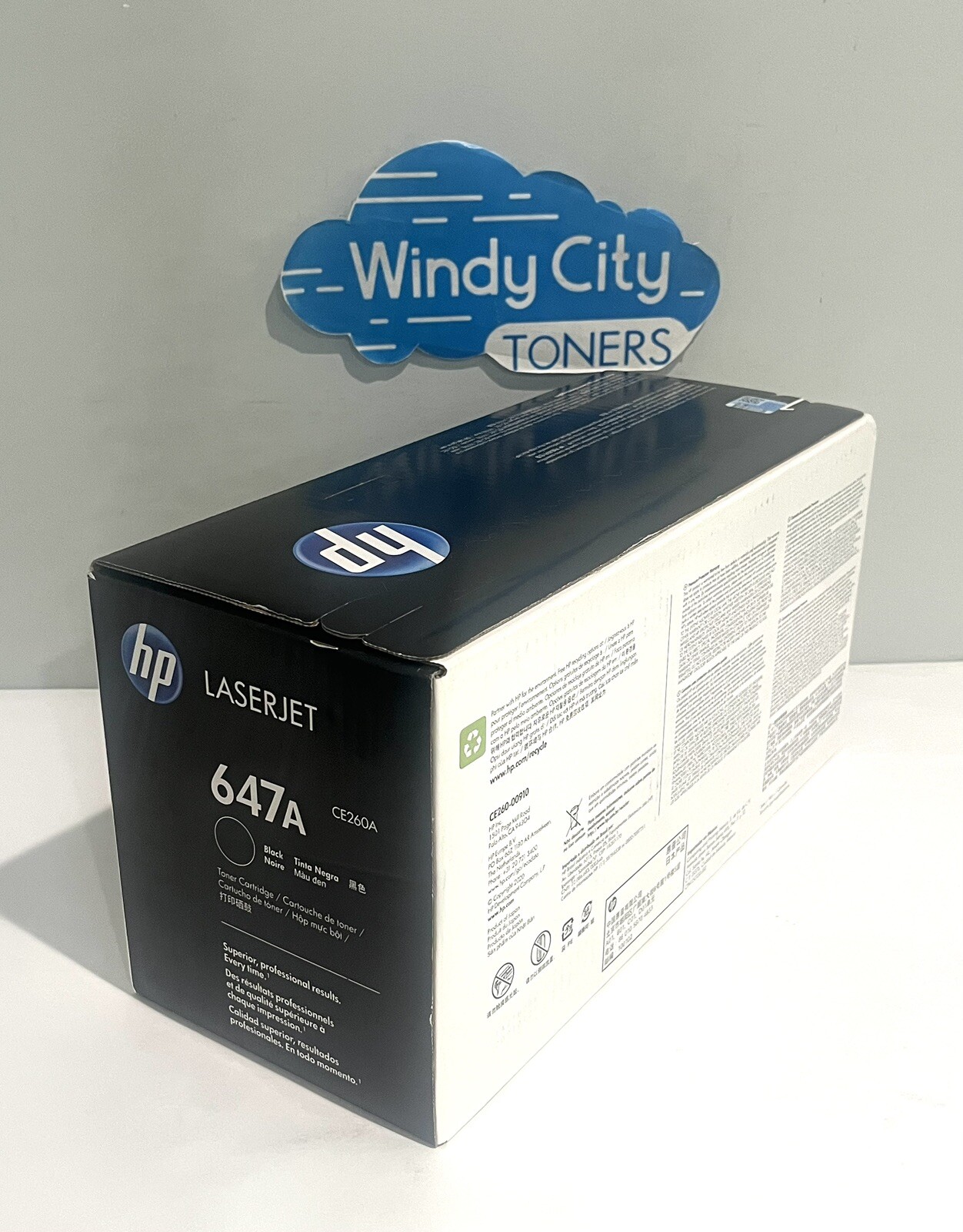 Genuine HP 647A CE260A Black Toner Cartridge 8,500 Pages For CP4025 CP4525 NEW