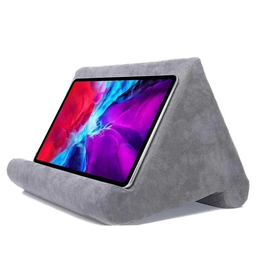Multi-Angle Pillow for iPad Phone Tablet Read Holder Stand Foam Lap Rest Cushion