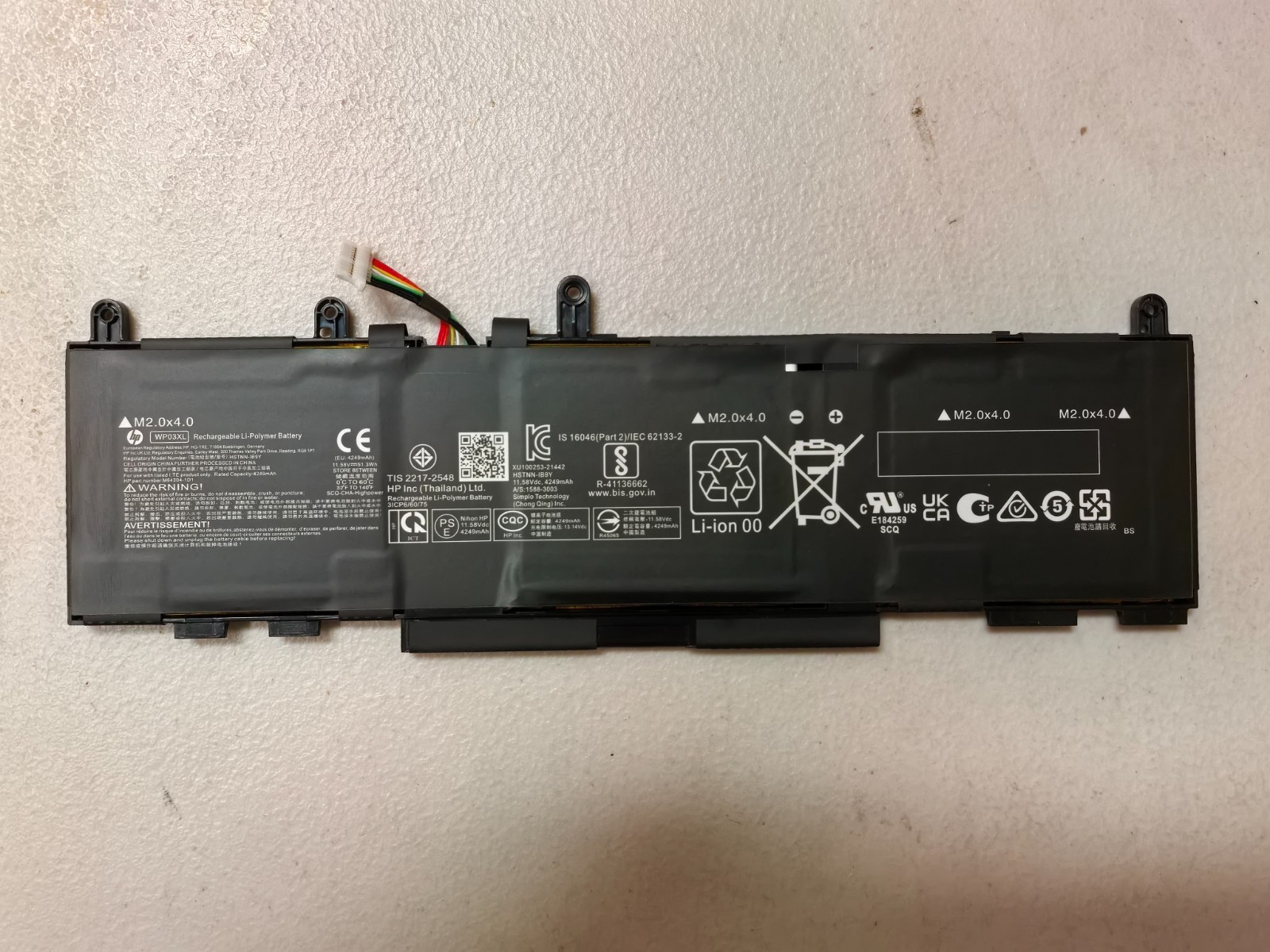 Genuine WP03XL Battery For HP EliteBook 830 835 840 845 G9 1040 HSTNN-LB8W 38Wh