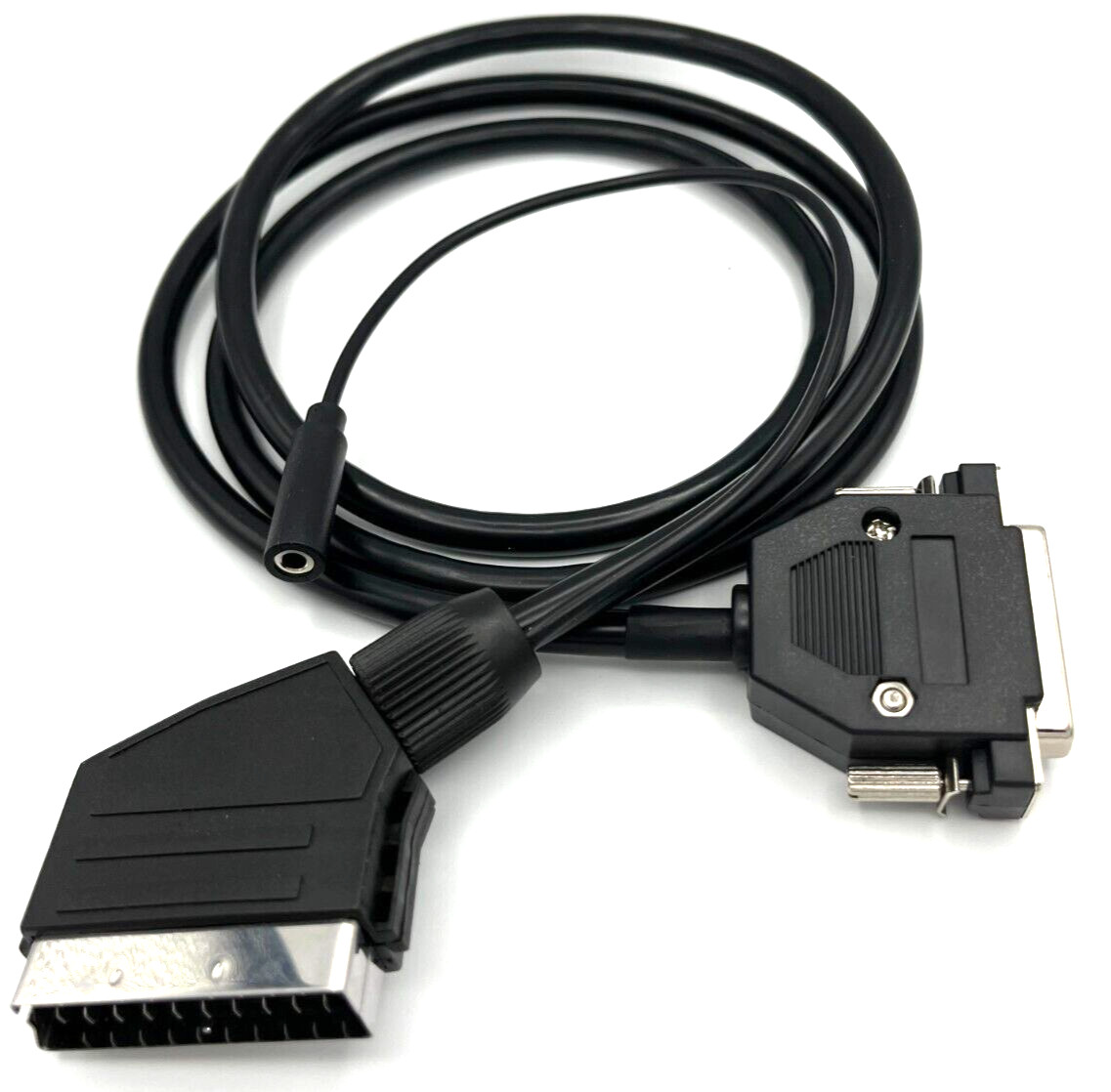 Amiga Video to SCART RGB cable with detachable audio – USA Seller