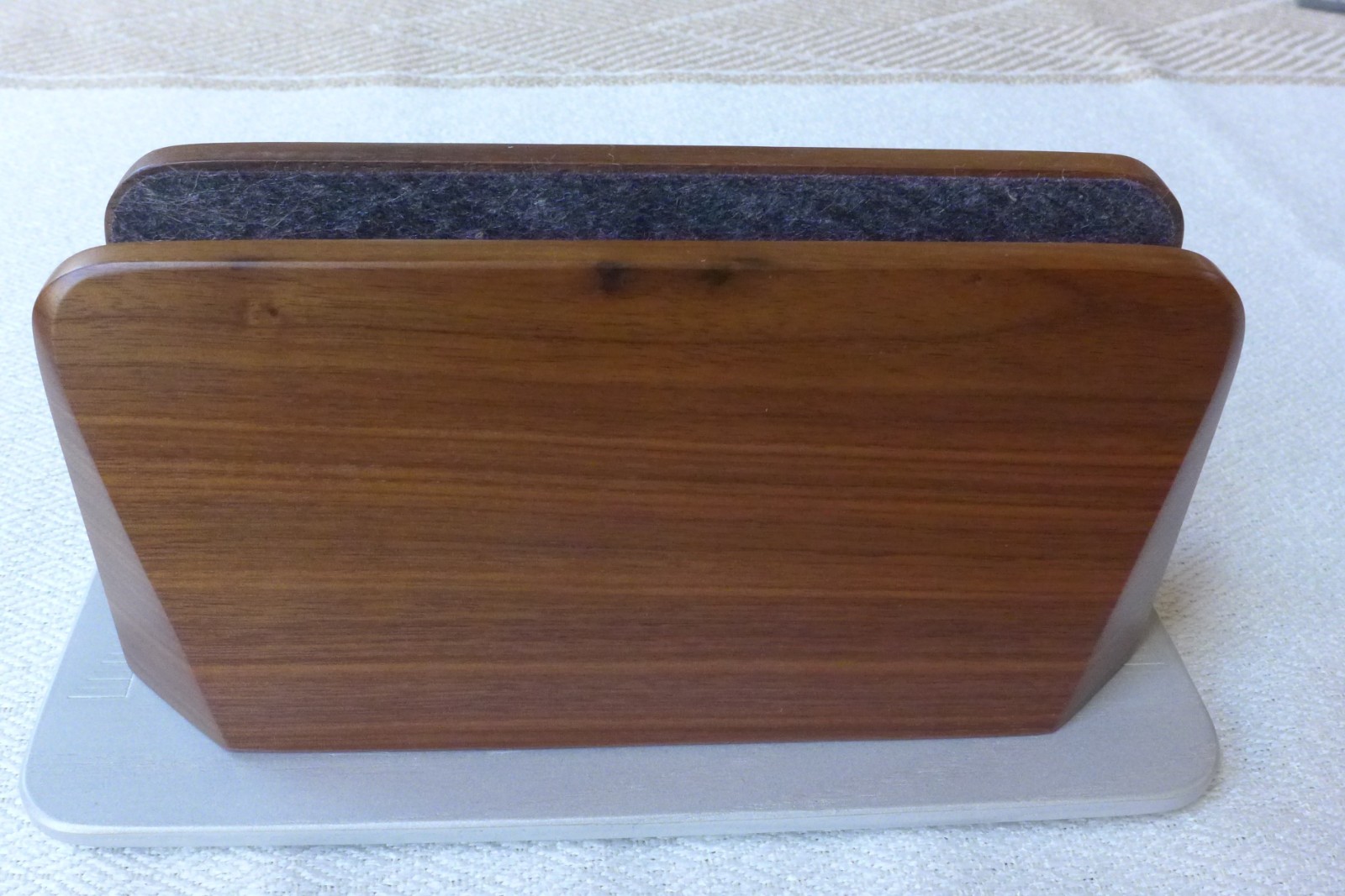 Vertical Laptop Stand / Brand New In Box/Brown/with Hardware FREE SHIP USA