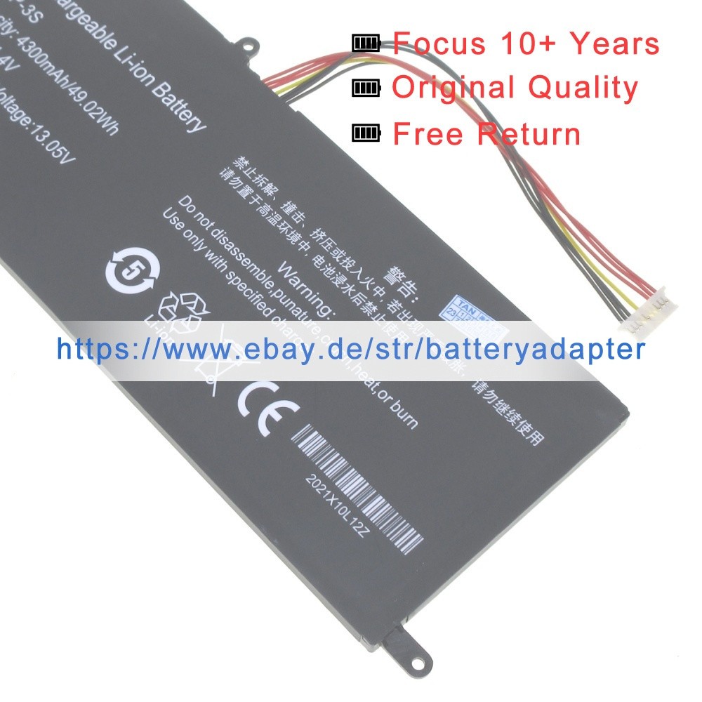 Original New UTL-547872-3S Battery for TECLAST TBOLT F15 Pro INTEL N5095A laptop