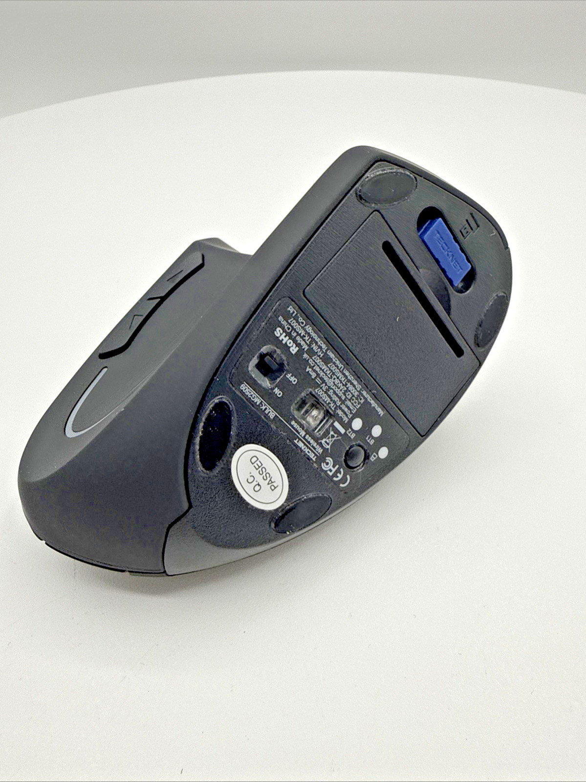 TECKNET Wireless Vertical Ergonomic Mouse Bluetooth 2.4G USB 4800 DPI Silent