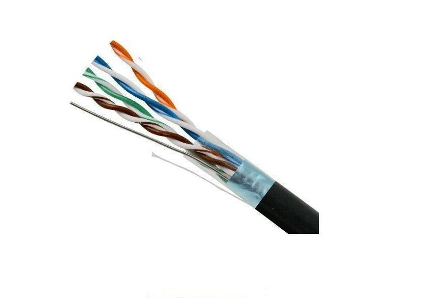 25’Ft-200Ft Cat 5e In/Outdoor Cable shielded Tactical w/Neutrik Ethercon RJ45