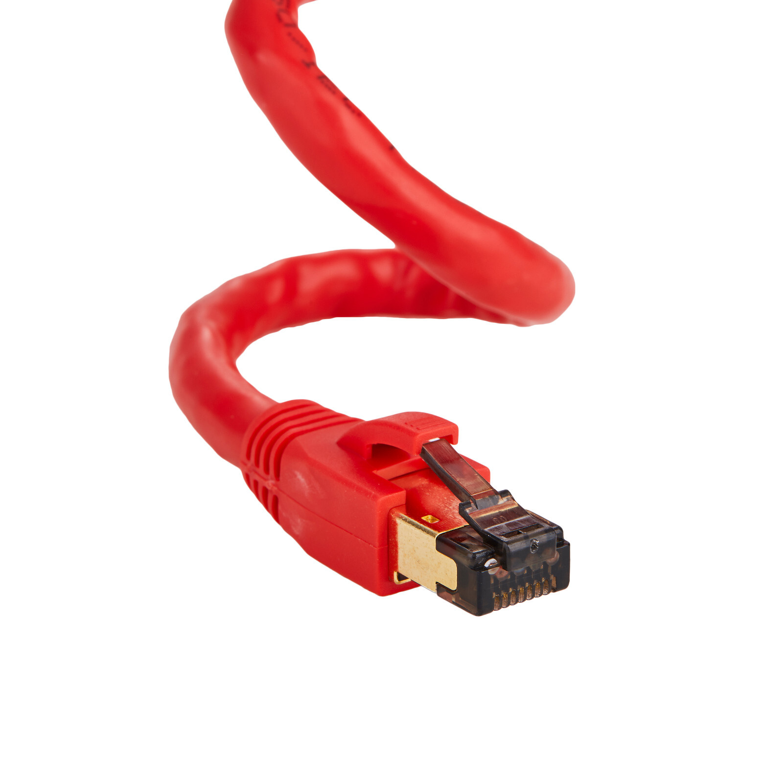 CAT8 RED SFTP Ethernet Cable 40Gbps 2GHz Copper LAN Wire 0.5FT- 75FT Multi LOT