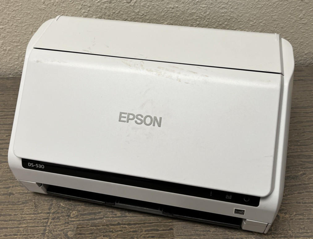 Epson DS-530 Duplex Document Scanner Sheet-Fed | J381A Tested Grade C