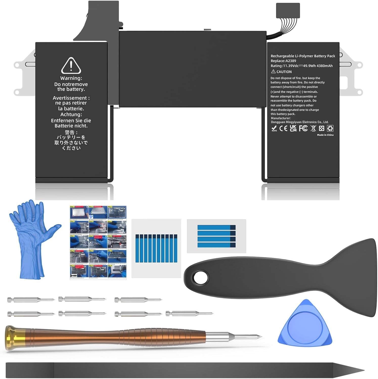 A2389 Battery Replacement for MacBook Air 13 Inch A2337 M1 2020 A2389 EMC 3598