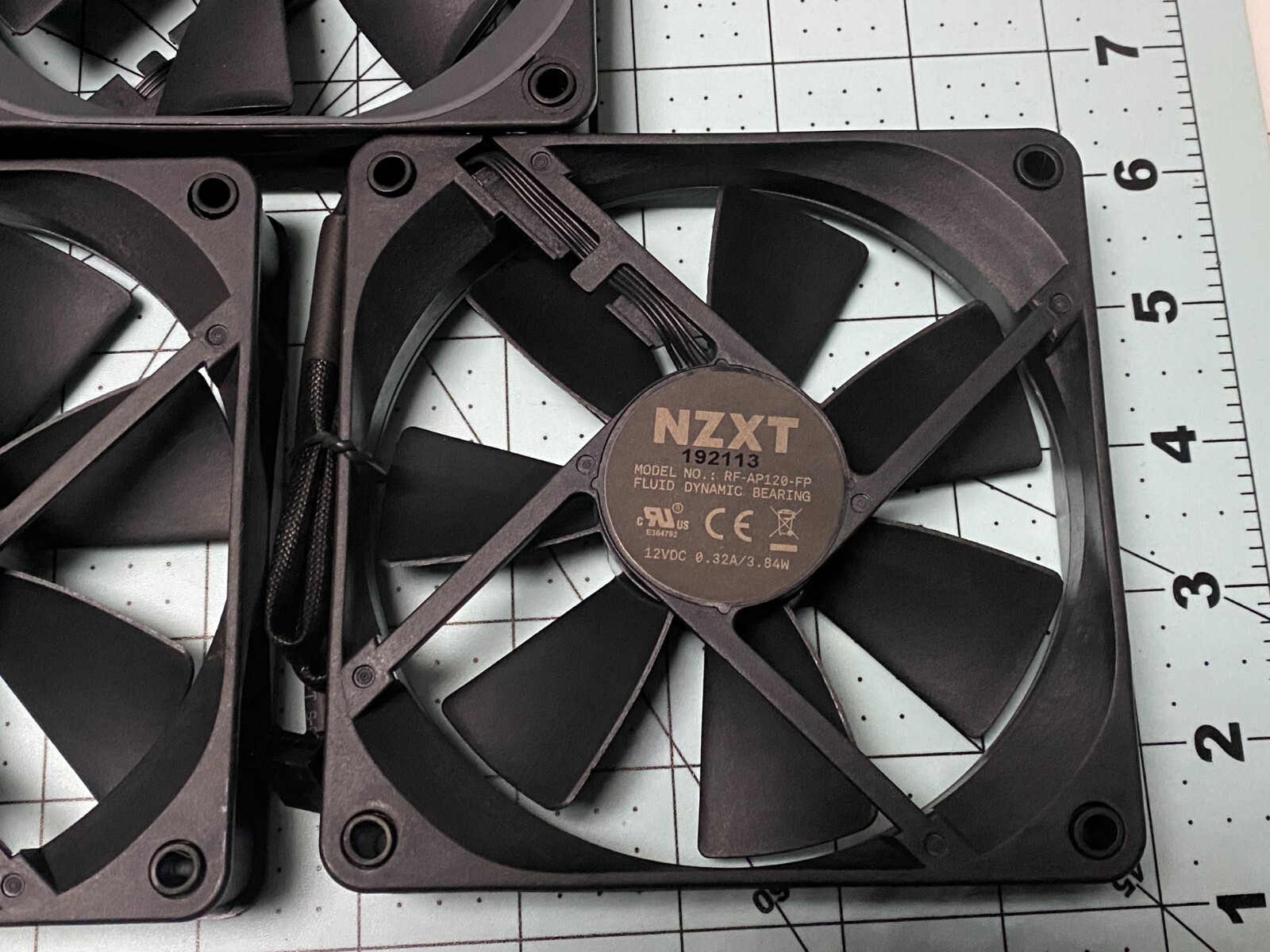 NZXT Aer P 120mm RF-AP120-FP PC Case Fans – 3 Pack – Fluid Dynamic Bearing Black