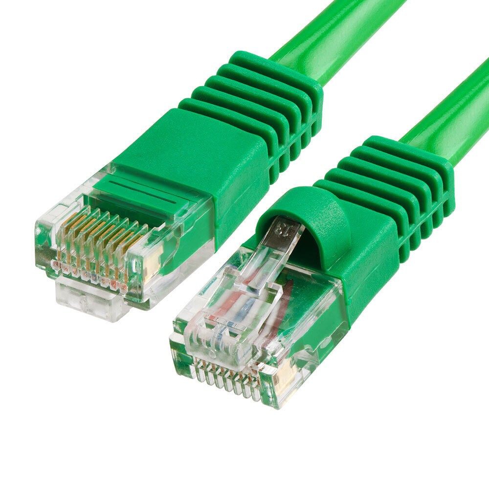 20 PACK Cat5e Cable Green Cat 5 Patch Cord Ethernet RJ45 Connectors LAN Wire