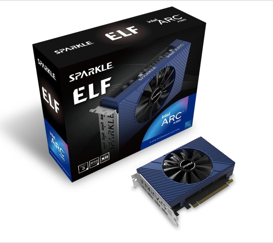 Sparkle Intel Arc A380 ELF, 6GB GDDR6, Single Fan, SA380E-6G