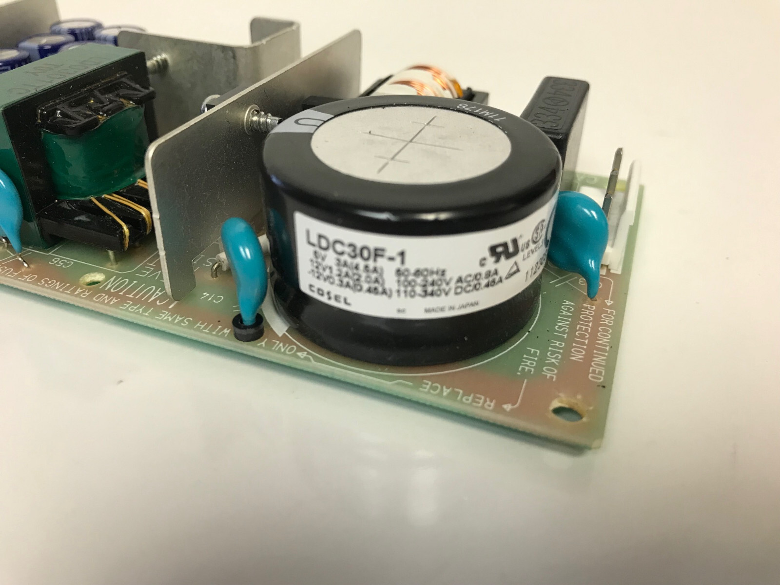 COSEL LDC30F-1 6V 3A(4.5A) 12V 1.2A(2.0A) -12V 0.3A(0.45A) POWER SUPPLY BOARD