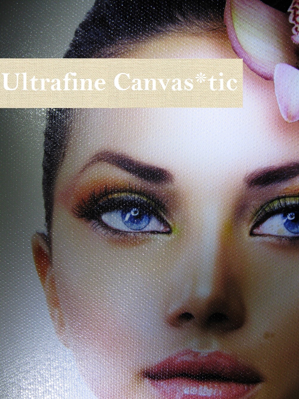 2 Rolls Ultrafine Canvas*Tic Canvas Textured Matte Fabric 19 Mil 24″ x 75′