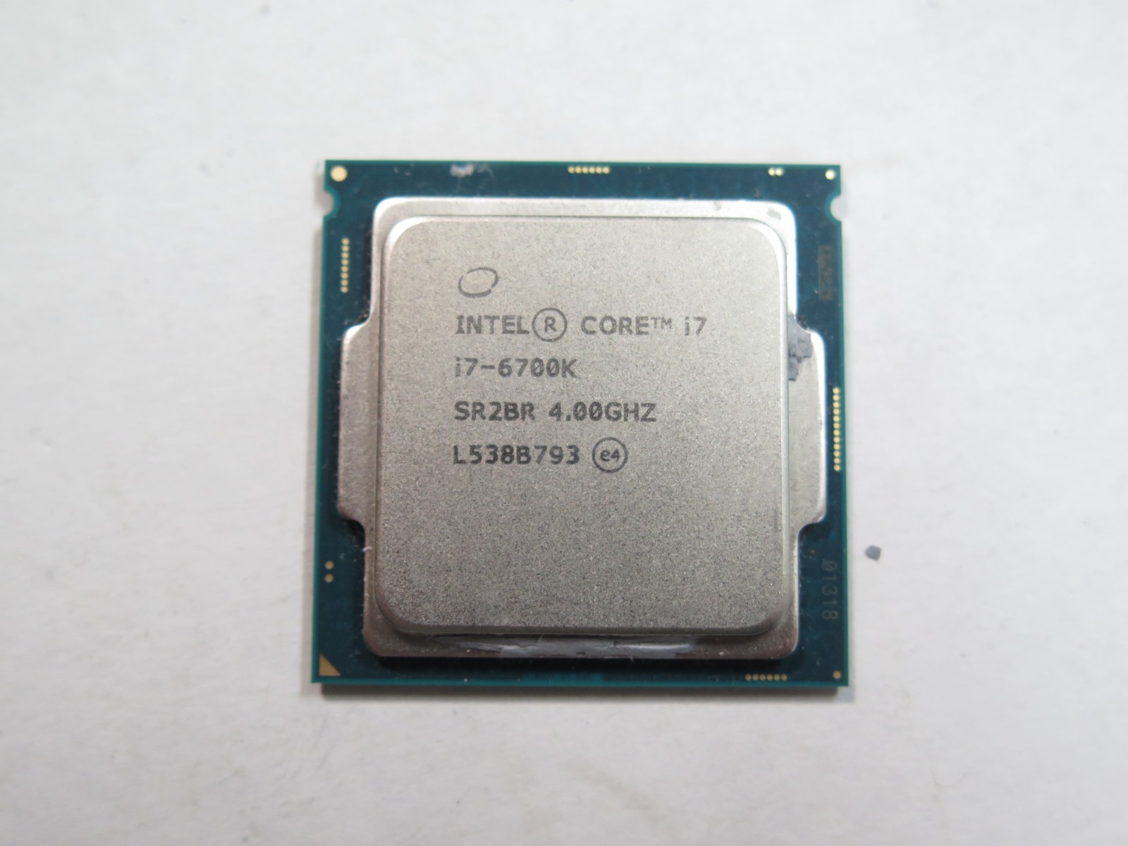 Intel Core i7-6700K SR2BR 4.00GHz LGA1151 Quad-Core Processor #