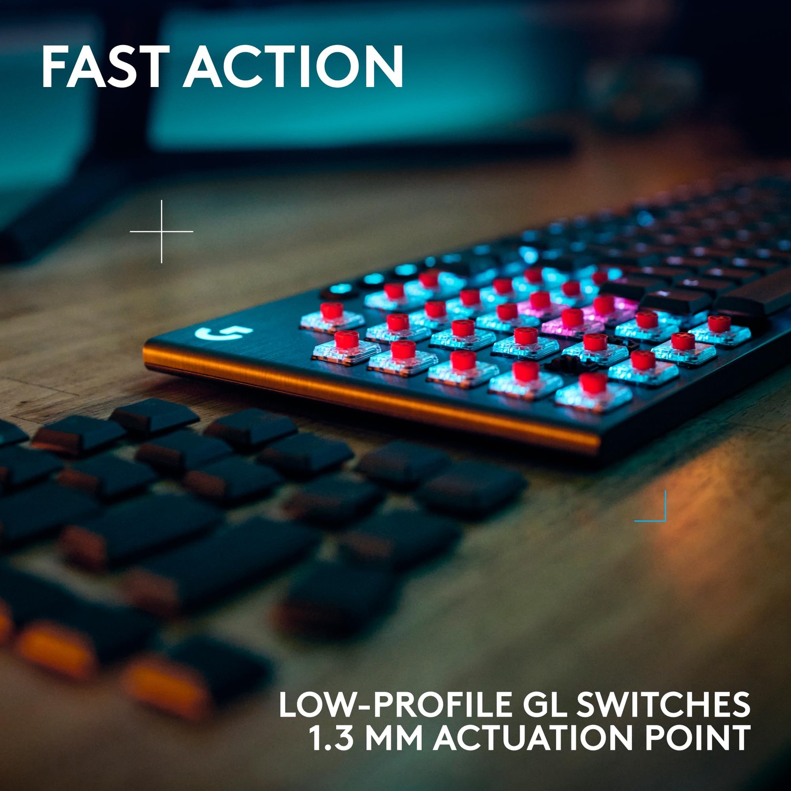 Logitech G915 X LIGHTSPEED Wireless GL Brown Tactile Switch Gaming Keyboard