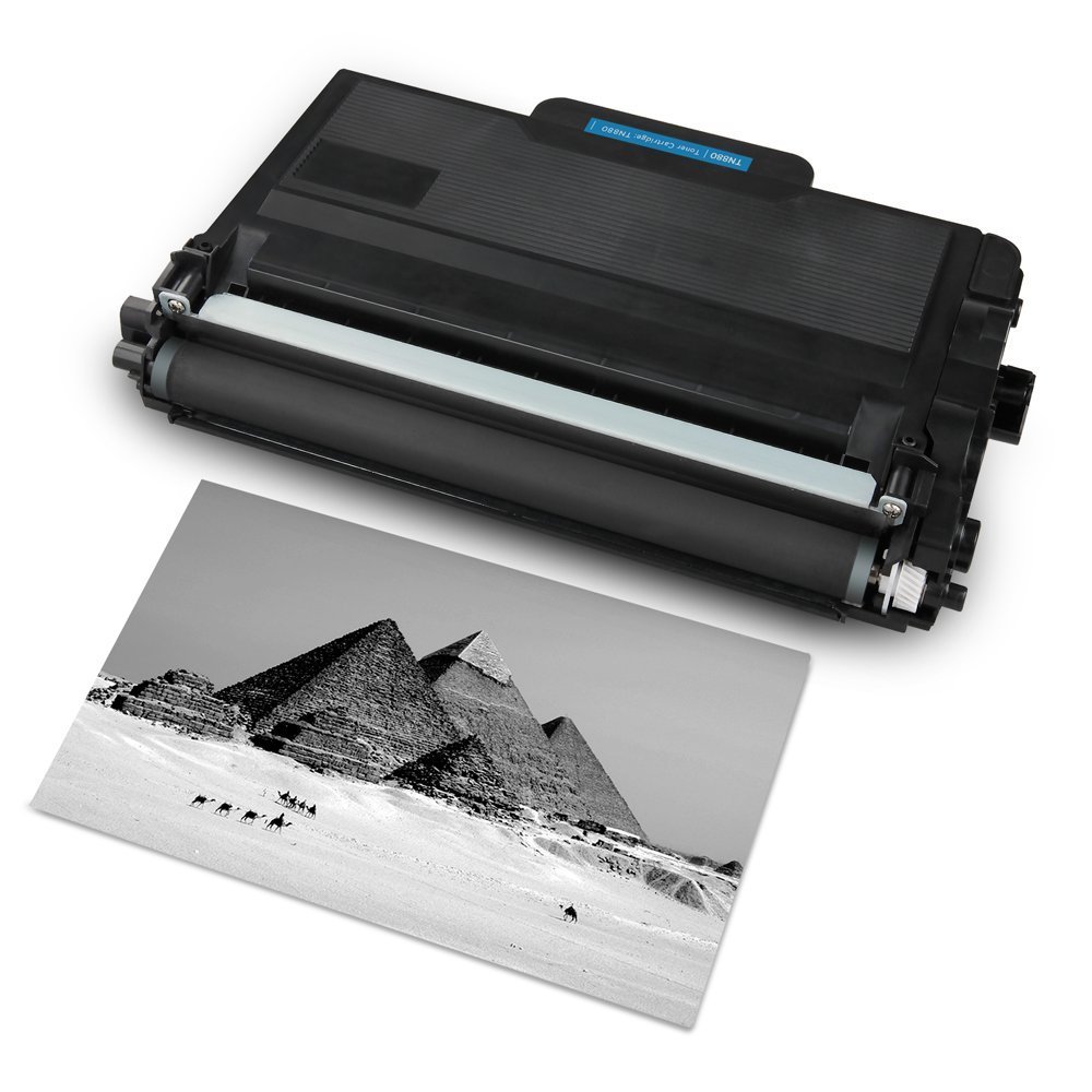 2PK TN880 High Yield BK Toner Cartridge For Brother TN850 HL-L6200DW MFCL6300DW