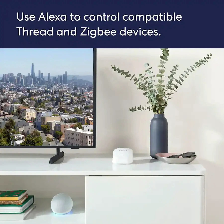 eero 6+ Plus mesh Dual Band wifi system Covers up to 4,500 sq. ft. (3-pack)