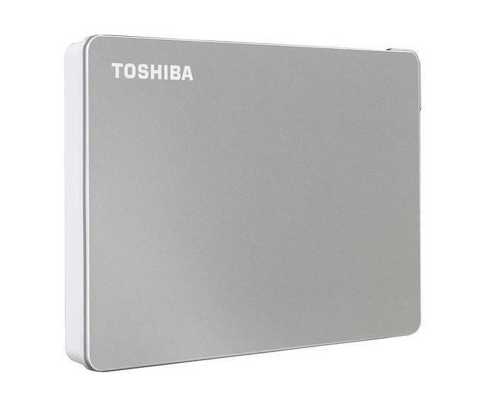 Toshiba Canvio Flex 2TB External Hard Drive Silver DTX120 HDTX120XSCAA