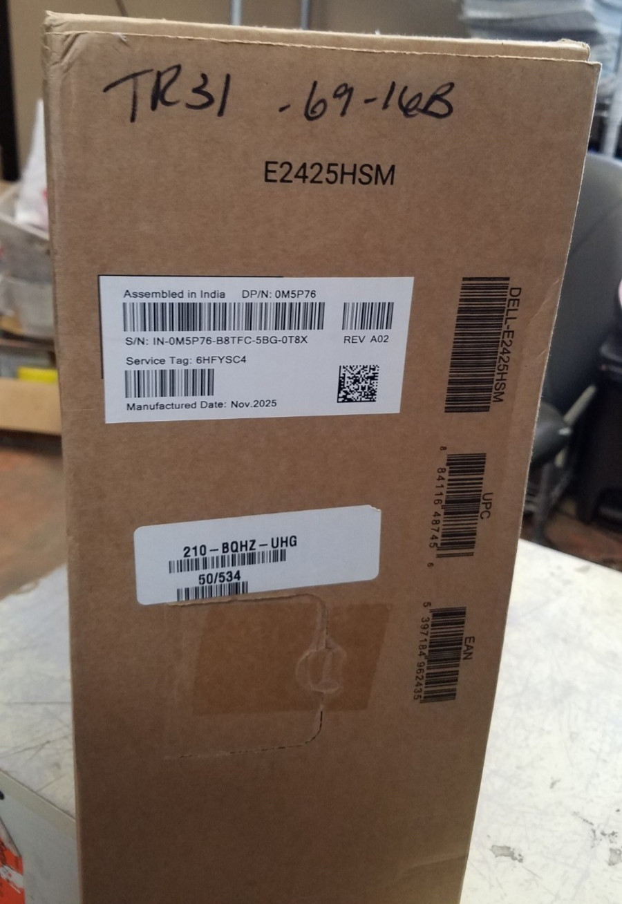 Dell E2425HSM Pro 24 Adjustable Stand 23.8″ Monitor | FHD (1920×1080) at 100Hz