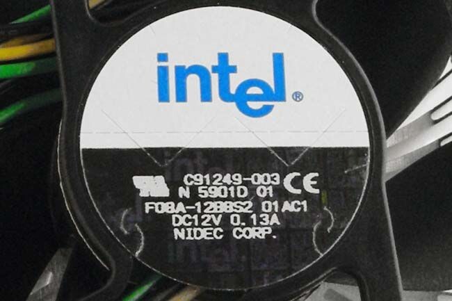 Intel C91249-002 / C91249-003 Socket 478 CPU Cooling Fan Heatsink Copper Core