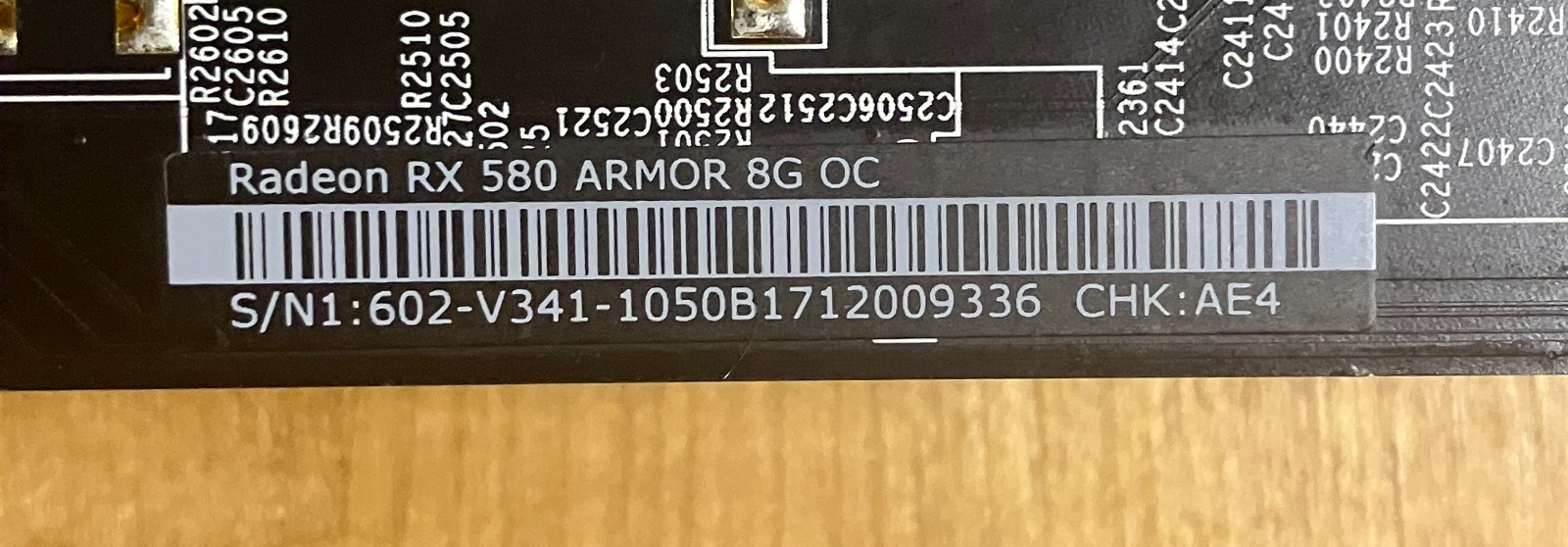 MSI RX 580 ARMOR OC 8gb (Repasted/”Refurbished”)