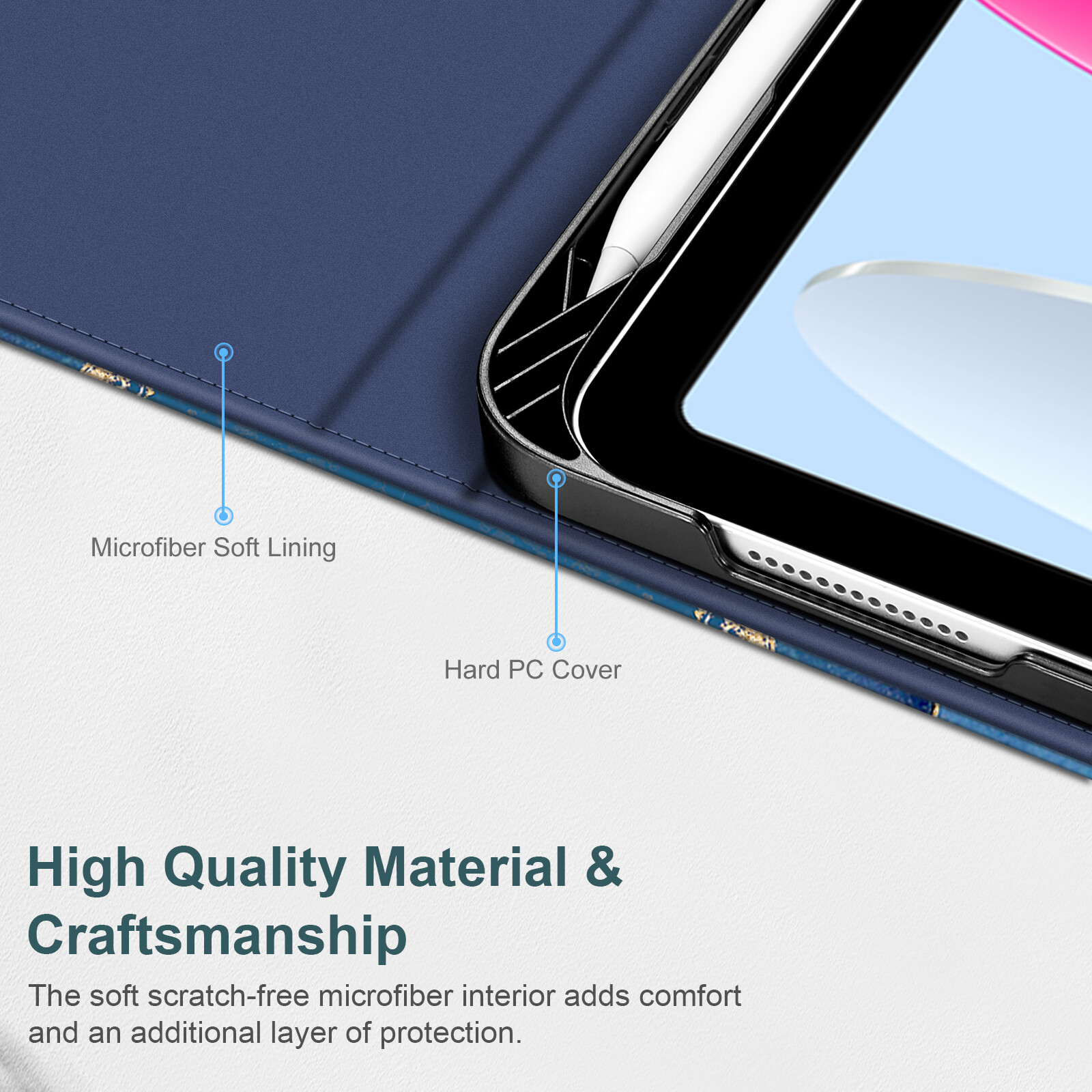 Case for iPad 10th Generation (2022) Multi-Angle Viewing Stand Protective Cover