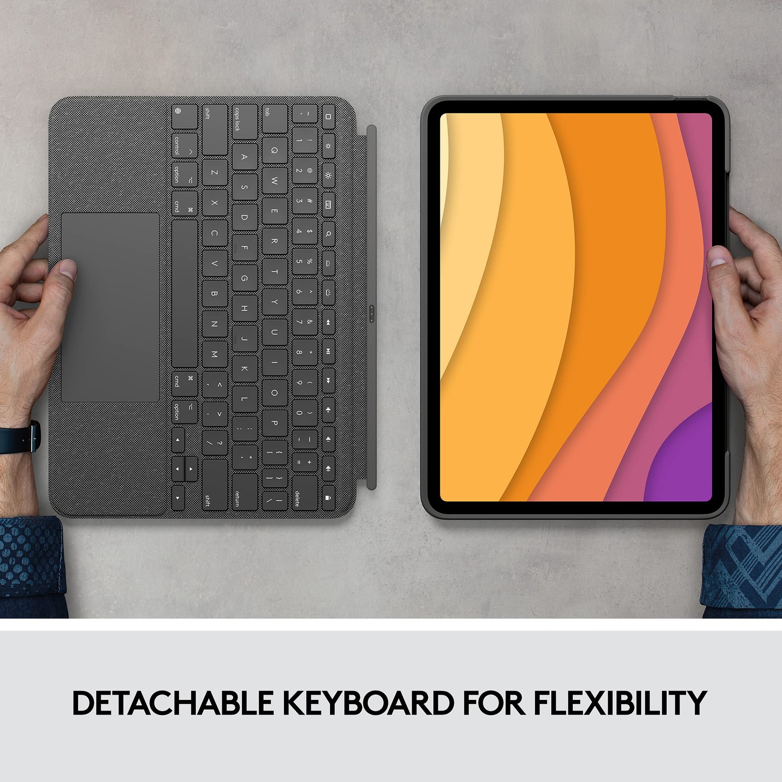 Logitech Combo Touch Keyboard Case for iPad Air 4th/5th Gen