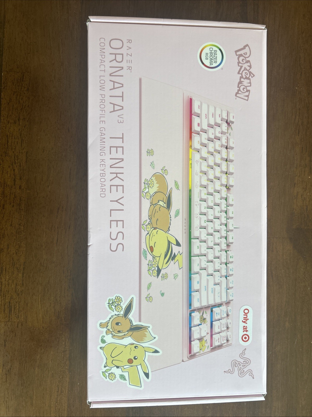 Pokemon x Razer Ornata V3 X Tenkeyless Keyboard Pikachu & Eevee Edition & Mouse