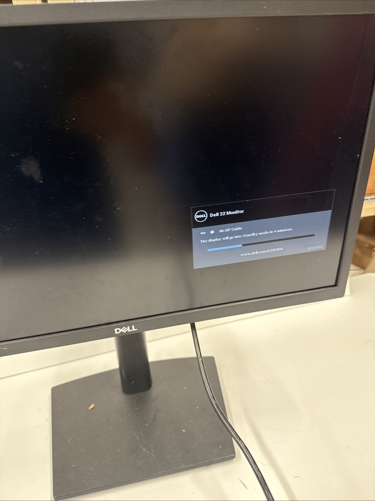 Dell E2222HS 21.5” 1080p FHD VA LCD LED Monitor, With Stand, with Power Cable