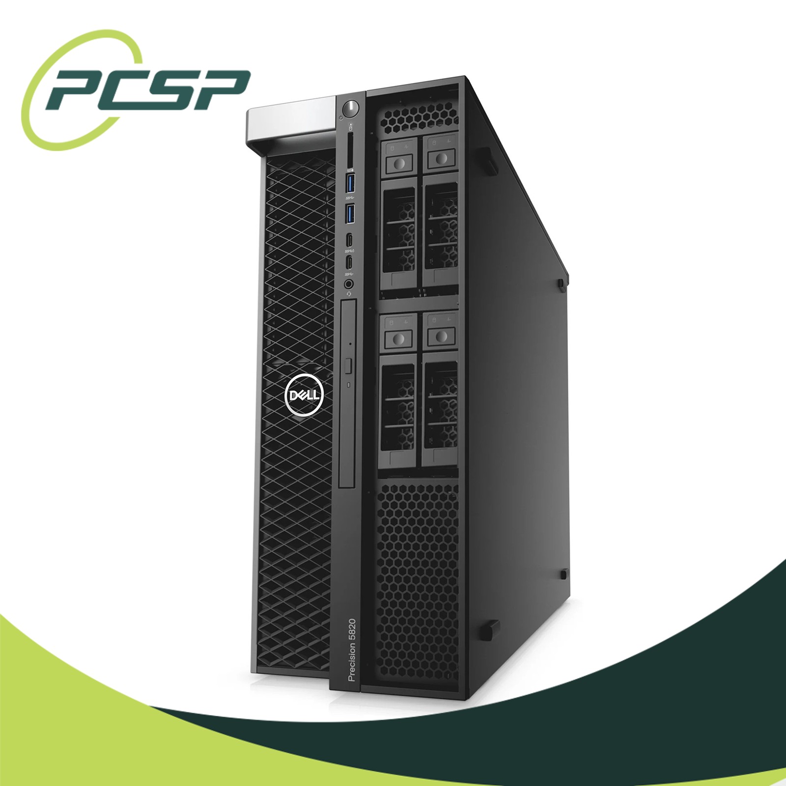 Dell Precision T5820 Workstation NO HDD Bezel W-2133 16GB Ram P2000 512GB SSD