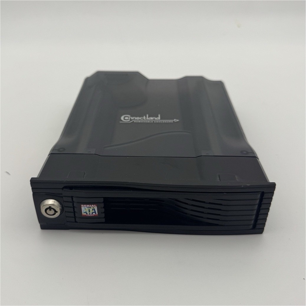 Connectland SATA External Drive Enclosure 3.0Gb/s 1-Bay Black Key Lock