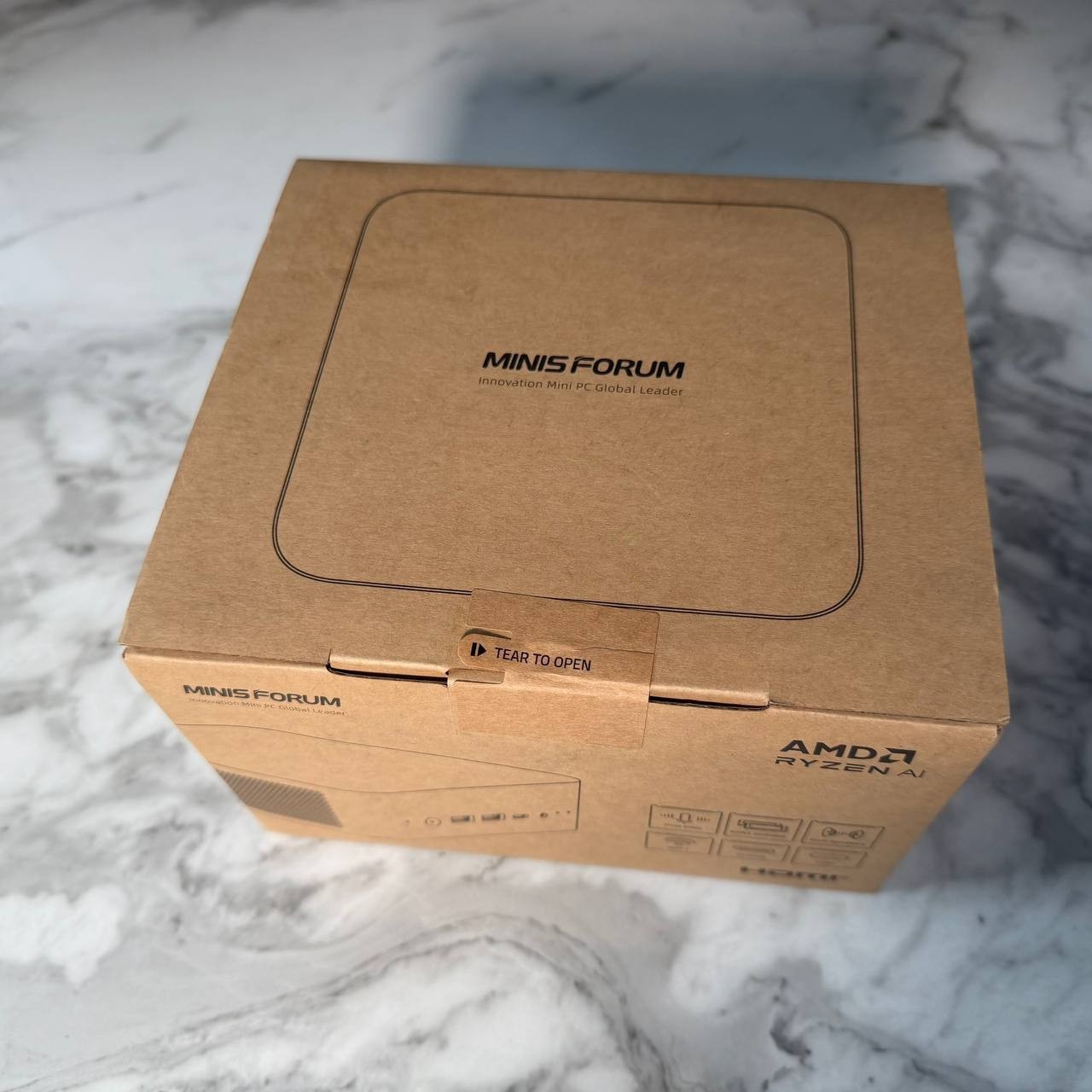 MINISFORUM AI X1 Mini PC AMD Ryzen 7 255 64GB RAM 1TB SSD 780M W11 Pro – New
