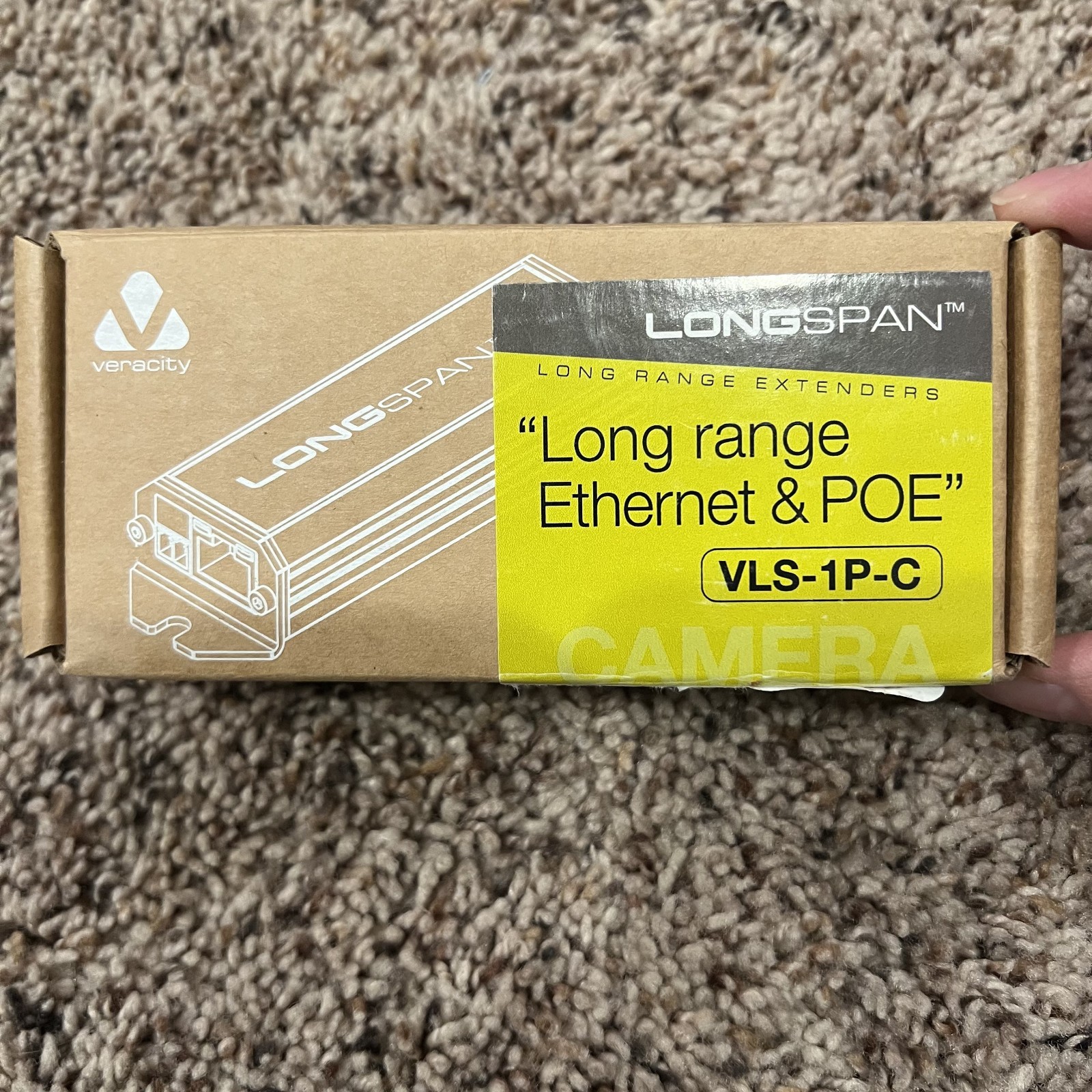 Veracity LONG RANGE ETHERNET & POE VLS-1P-C