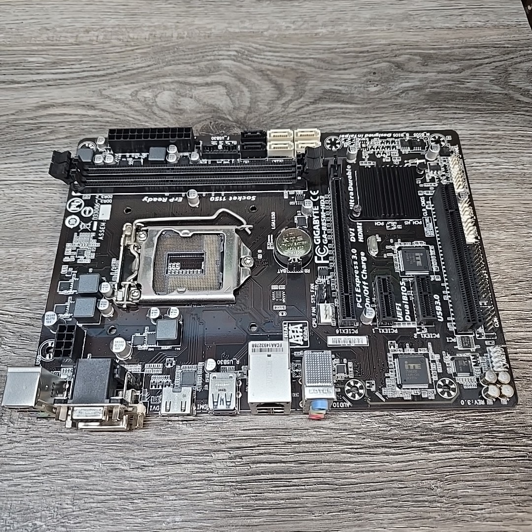 Gigabyte GA B85M HD3 LGA1150 Micro ATX Motherboard DDR3 HDMI USB 3.0 Tested