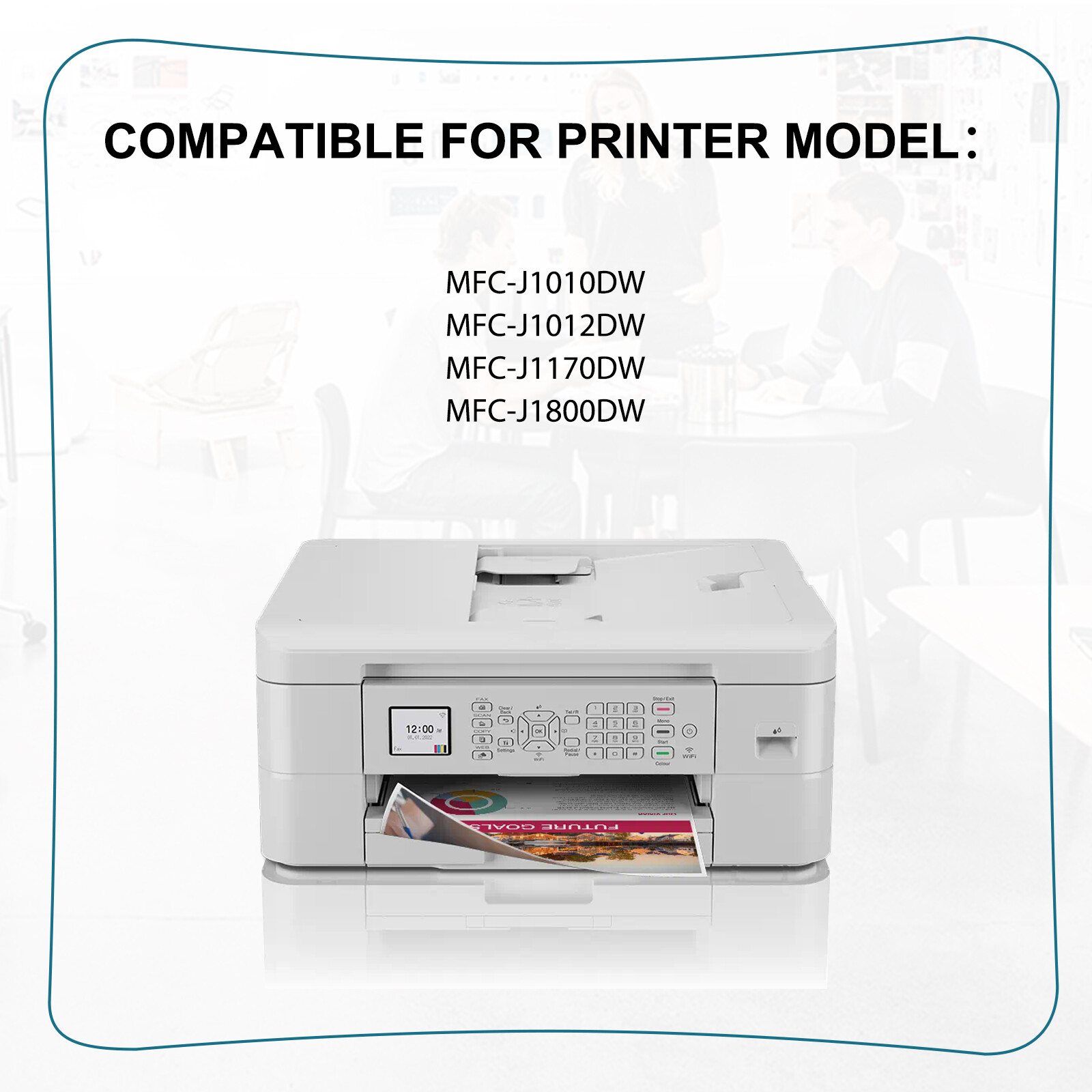 LC401XL Ink Cartridges Compatible For Brother MFC-J1010DW MFC-J1012DW Printe LOT