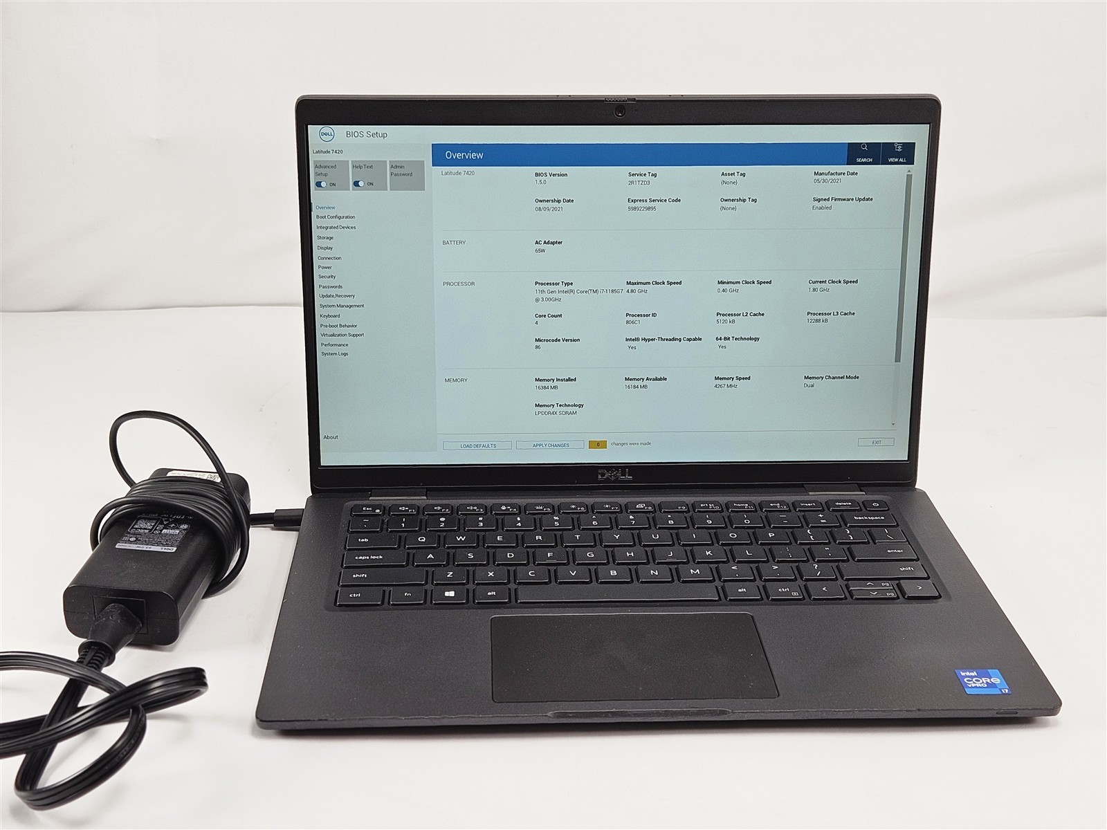 Dell Latitude 7420 14″ Laptop i7-1185G7 16GB 512GB SSD Iris Xe Graphics