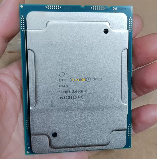 Intel Xeon Gold 6148 20-Core 2.40GHZ 27.5MB 150W SR3B6 CPU Processor Gold 6148
