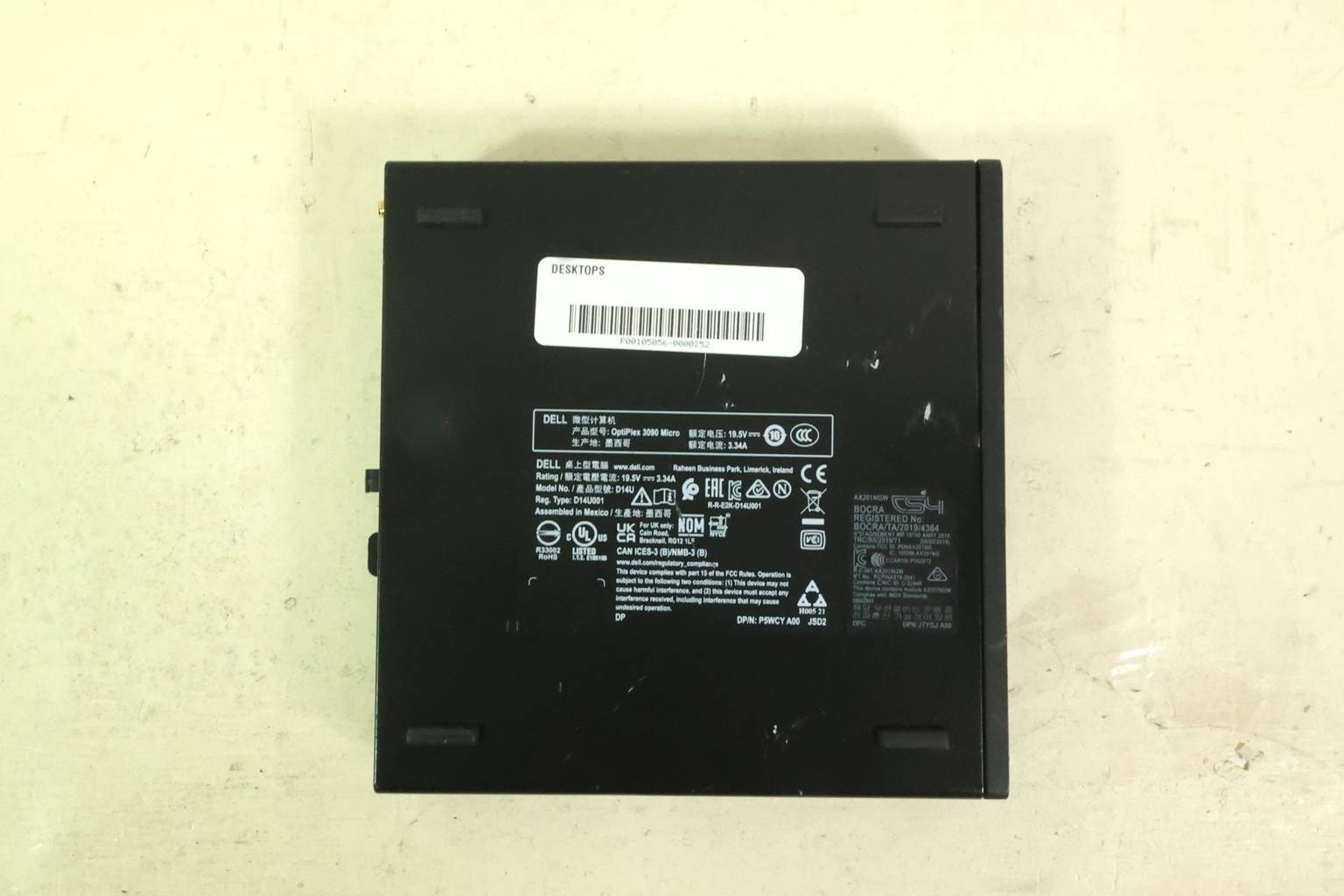 DELL OPTIPLEX 3090 | INTEL CORE I3-10100T 3.0GHZ | 512GB | 16GB | NO OS