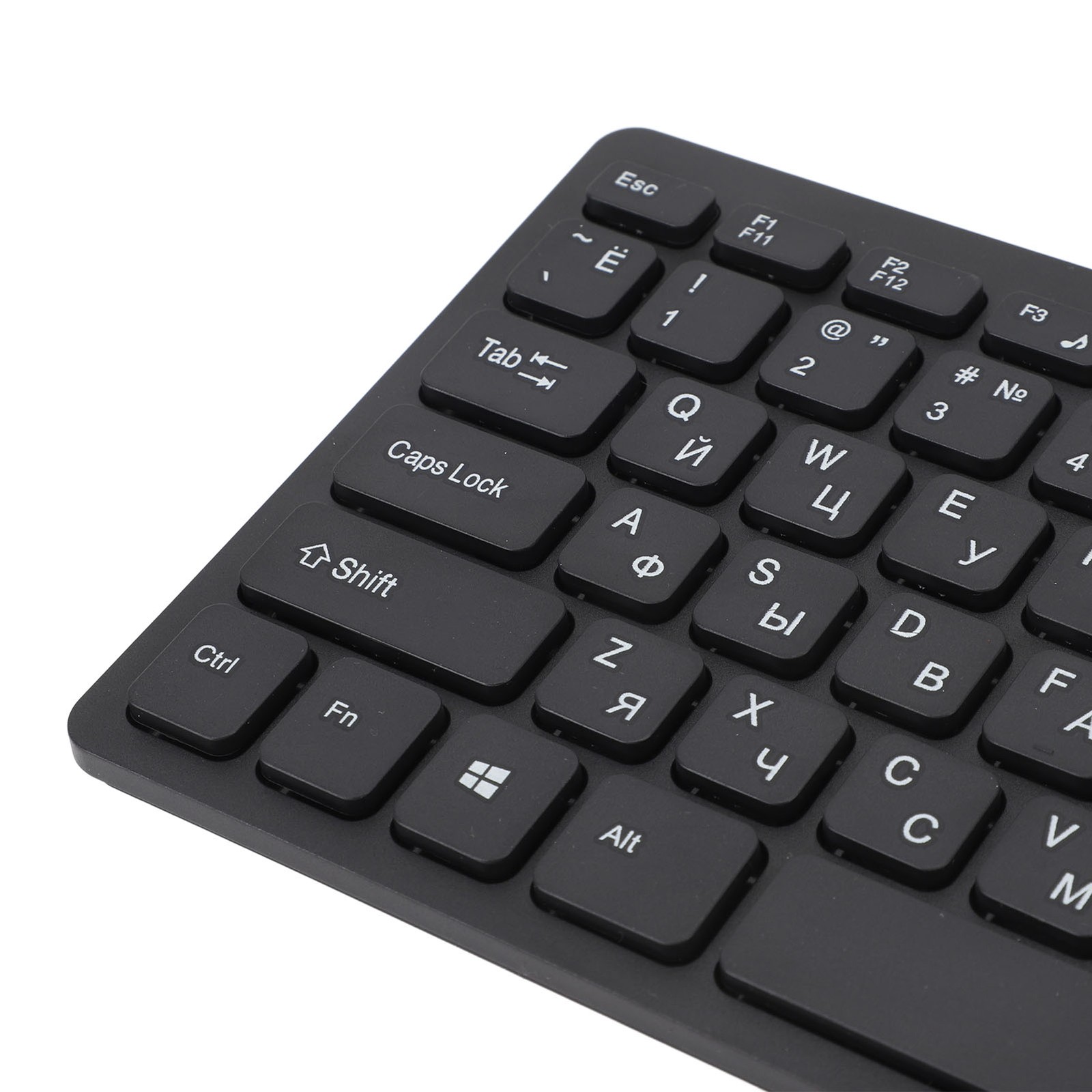 78-Key Slim USB Keyboard Ergonomic For PC/Desktop (Russian)
