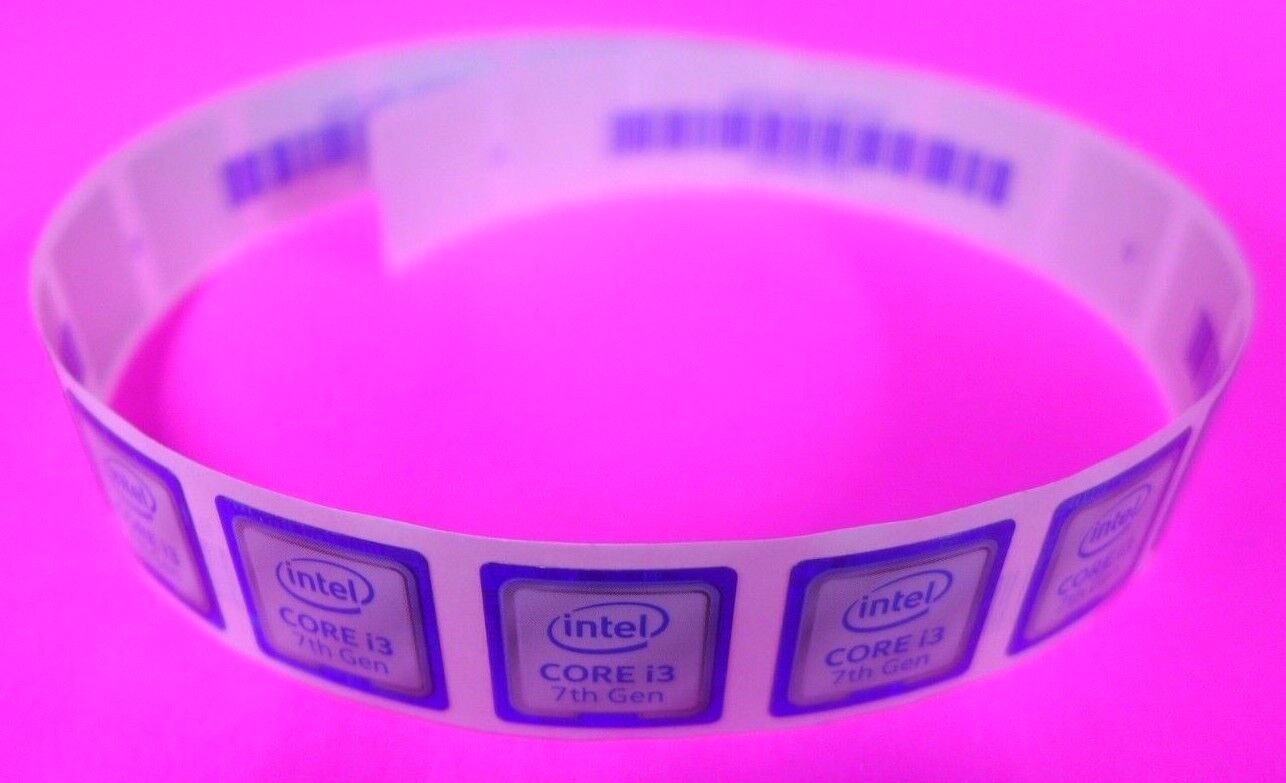 (Lot of 20) NEW Intel Core i3 7th Gen Sticker 334250-001