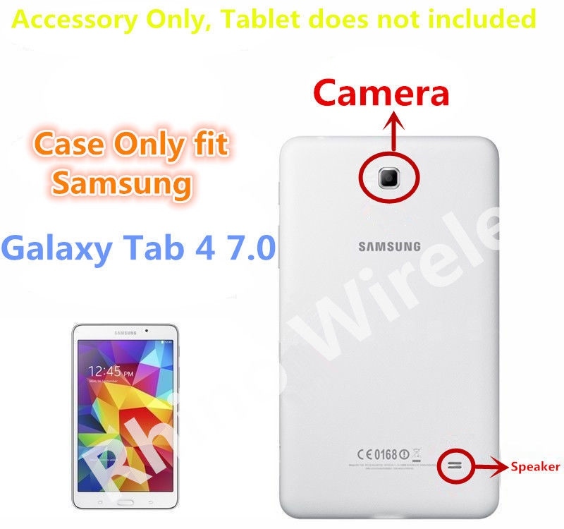 For Samsung Galaxy Tab 4 7.0″/ 7-inch T230 Tablet Armor Rugged Cover Hard Case